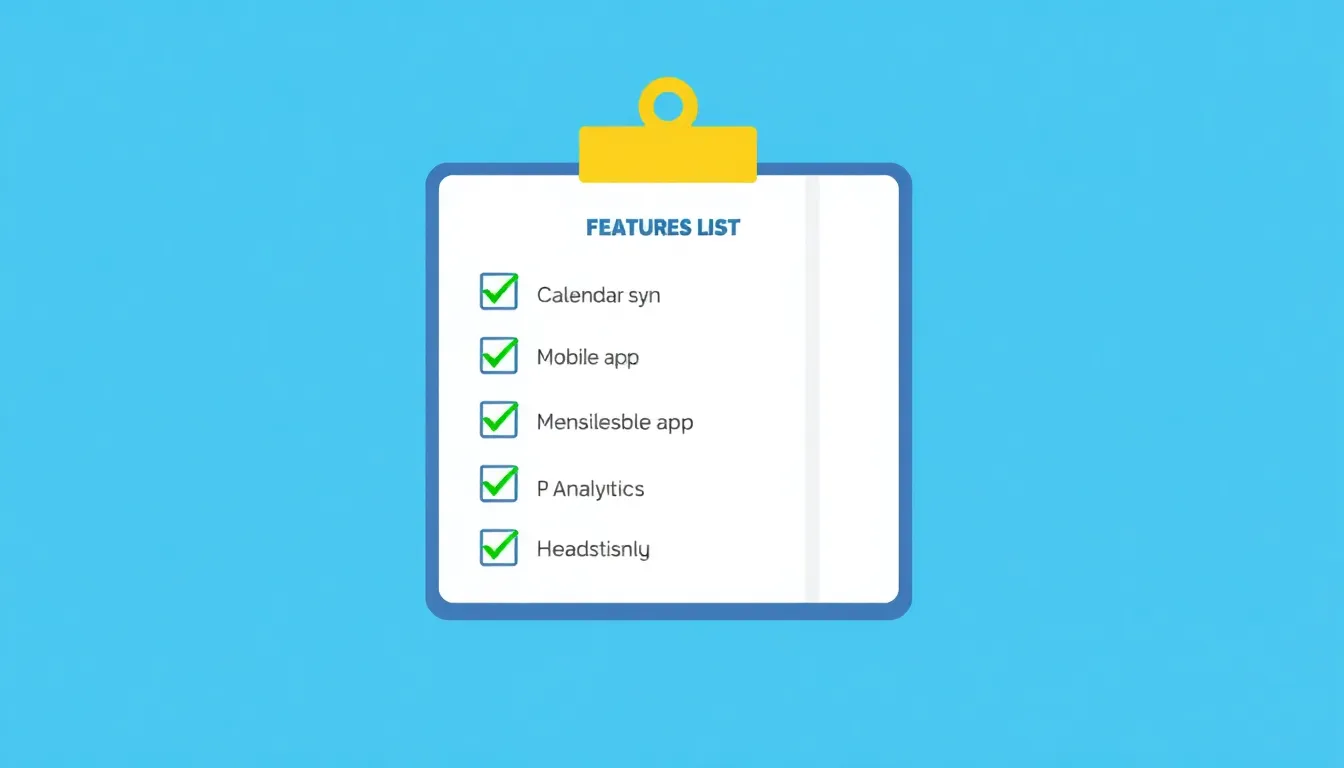 Features Checklist
