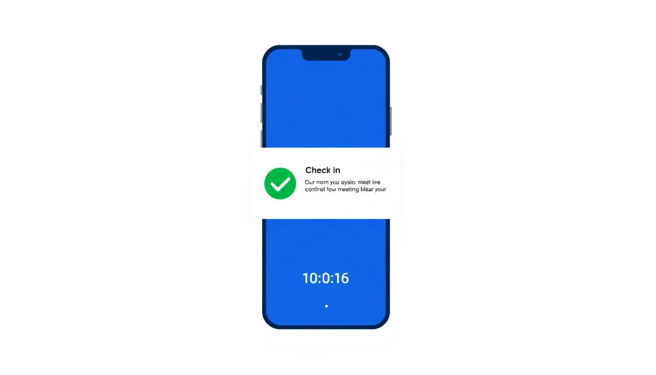 Check In Concept