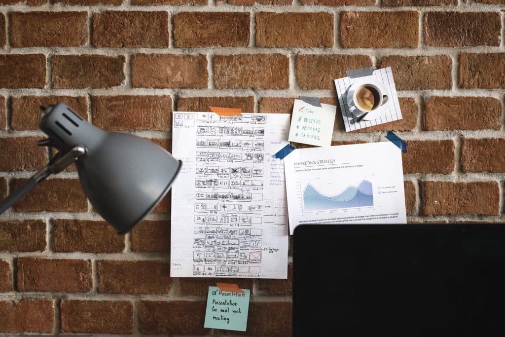 Case Studies : work space and notes on the brick wall